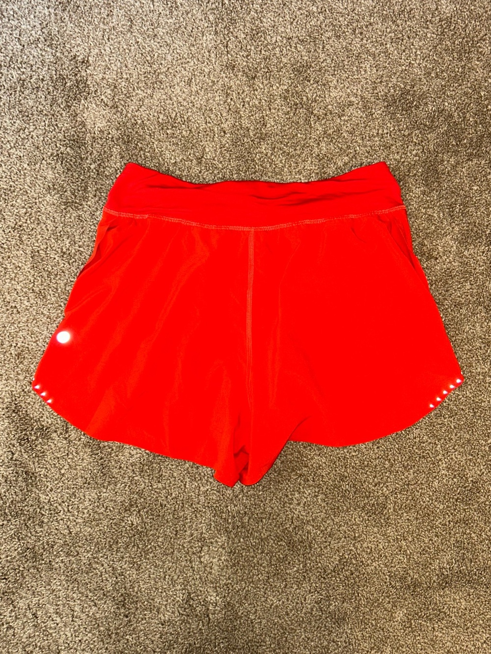 lululemon athletica Bright Red Women's Athletic Shorts